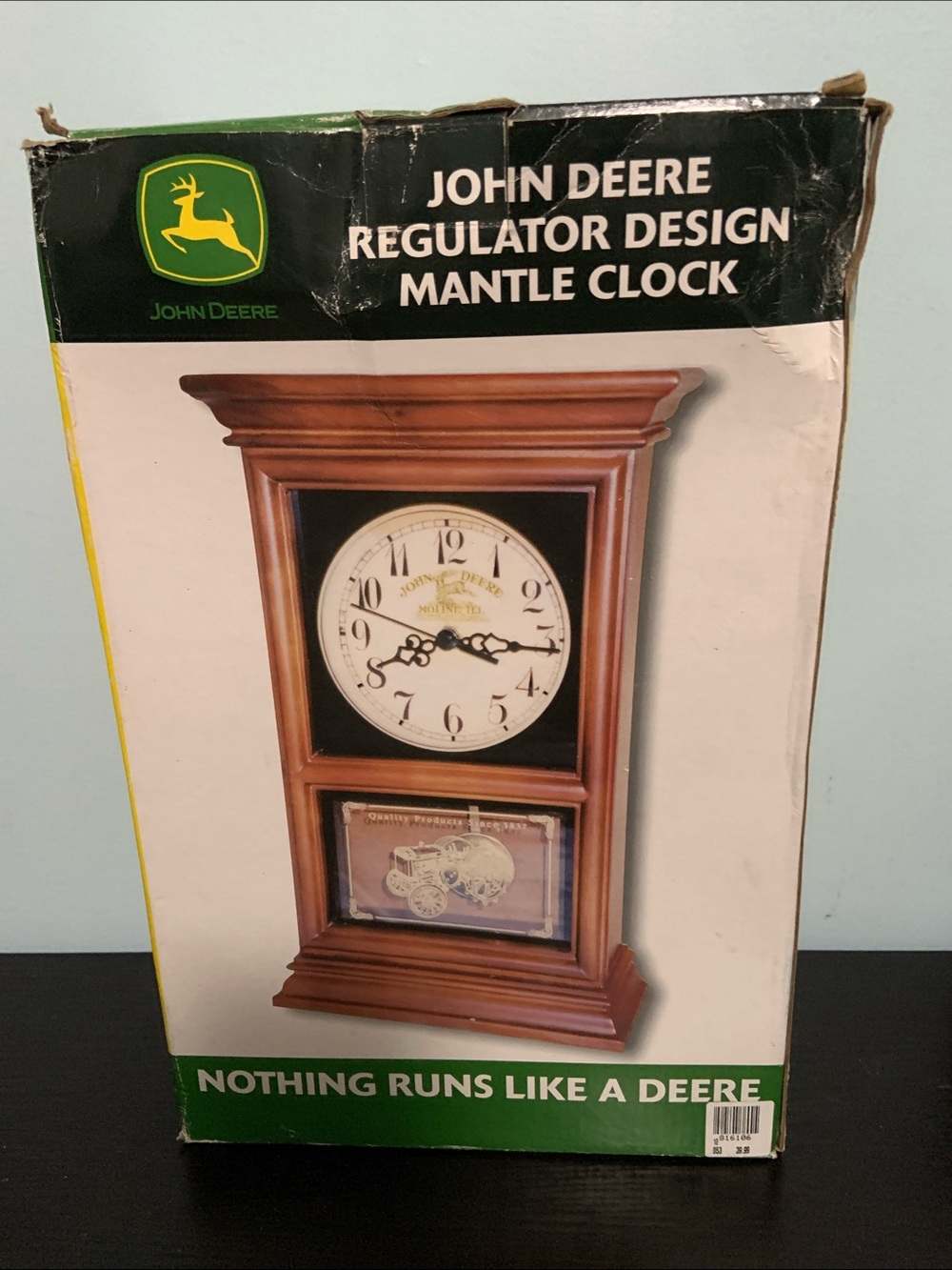 John Deere Regulation Design Mantle Clock